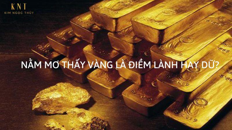 Nằm mơ thấy bị trộm vàng