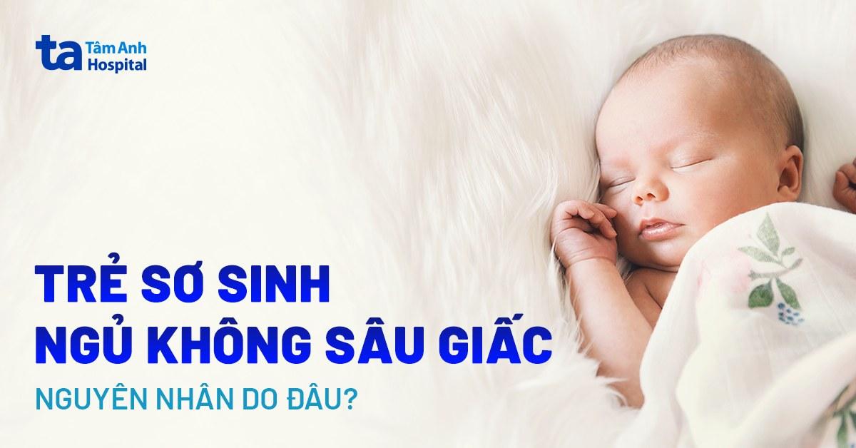 Trẻ sơ sinh ngủ yên